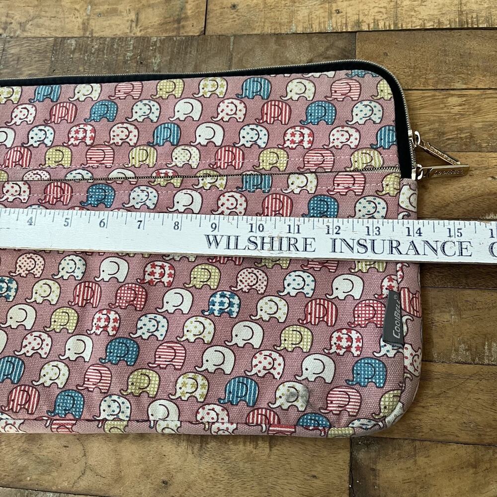 CoolBell Elephant Laptop Bag with Zipper Pocket and Zipper Closure for Sleeve - Picture 5 of 8